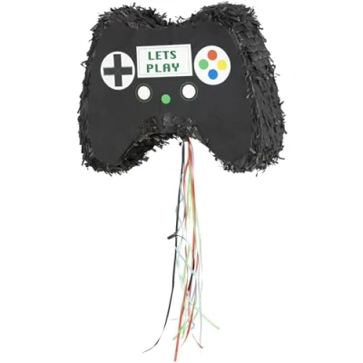 Image of Smiffys Games Console Controller Piñata 41x33cm, Party &amp; Carnival Fancy Dress, Child Dress Up Accessories