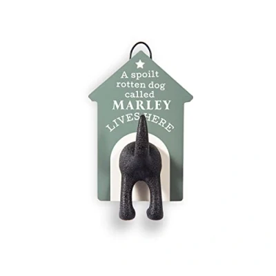 Image of Personalised Dog Lead Hook (Marley)