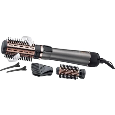 Image of Remington Rotating Airstyler Keratin Protect (3 attachments: Mixed Bristle &amp; Soft Brush, Root Boost Attachment for More Volume Hair Clips, Ceramic Coating Infused with Almond Oil) AS8811