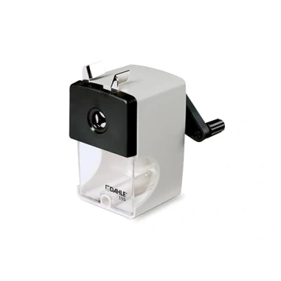 Image of Dahle 155 Pencil Sharpener (Manual Sharpener, Black, White)