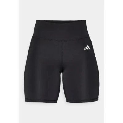 Image of adidas Performance Optime Essentials Stash Pocket Short Leggings, Women&#039;s, Size: XS, Black
