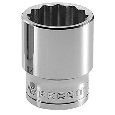 Image of Facom S.30 Bi Hex Socket, 1/2&quot; Square Drive, 30mm