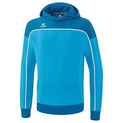 Image of Erima Men&#039;s „CHANGE hooded sweatshirt, curacao/mykonos/white, 3XL