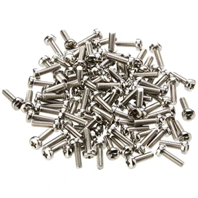 Image of AHCMachine Screws/Bolts A2 Stainless Steel Pozi Pan Head Mch Screw M3 3mm x 10mm (Pack of 100)