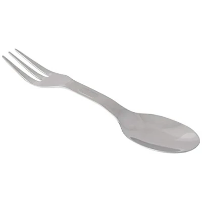 Image of Mercer Culinary M33920 Tasting Spoon and Fork, Silver, 18 8 Steel