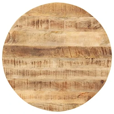 Image of vidaXL Table Top Solid Mango Wood Round 15 16 mm 50 cm