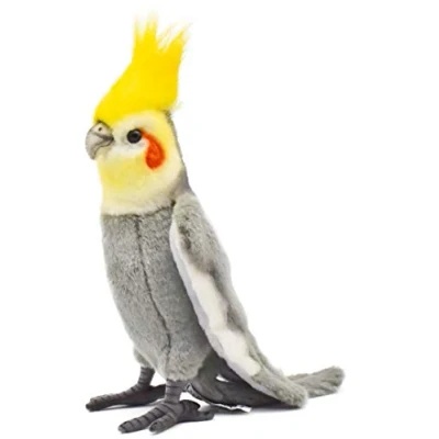 Image of Hansa 6470 Cockatiel Plush Soft Toy 23cm.