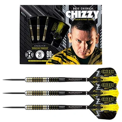 Image of Harrows Dave Chisnall 90% Tungsten Steel Tip Darts (21)