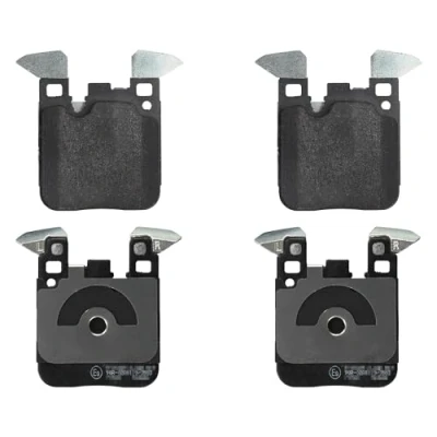 Image of 34212284766, 34212284989, 34216855474, 34216876422, 34216887576 Brake pad set BLUE PRINT ADB114247 Rear Axle prepared for wear indicator