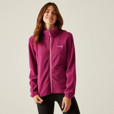 Image of Regatta Women&#039;s Floreo IV Full Zip Fleece Beaujolais, Size: 12