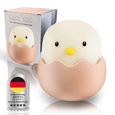 Image of MegaLight night light kids without small parts dimmable lights for Children touch Eggy Egg