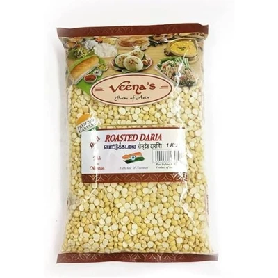 Image of Veenas Pottu Kadalai 1KG Roasted Gram Bengal Indian Origin Healthy Nutritious Rich in Protein &amp; Fibre