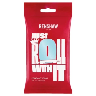 Image of Renshaw Just Roll With It Fondant Icing Duck Egg Blue, 250 g (Pack of 1)