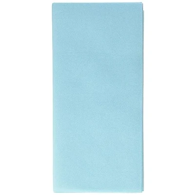 Image of Alvotex Chic Airlaid 50 Napkins, 1/8 Fold Fabric Like, Disposable Napkin, 39 x 40 cm, Mint Blue