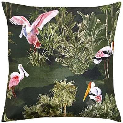 Image of Paoletti Platalea Outdoor Cushion Cover Green One Size