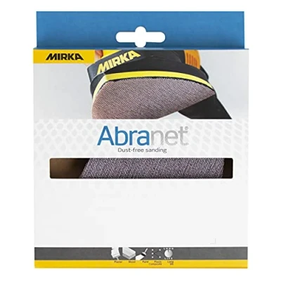 Image of Mirka Abranet sanding triangle with net for corner sanders 100x152x152 mm / Grip Grit P240 10 pcs wood, putty, varnish, plastic AE219F1025