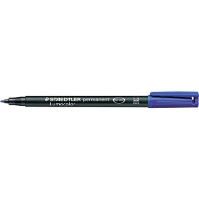 Image of Staedtler Medium Tip Retro Permanent Pen Blue