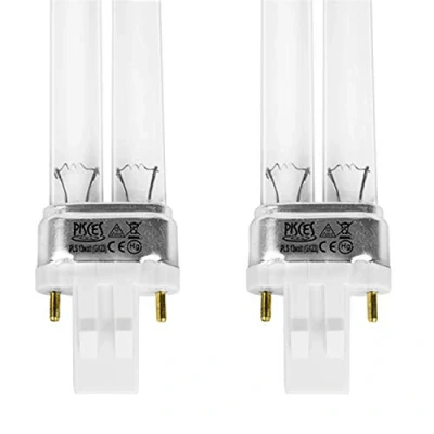 Image of Pisces Twin Pack 13w (watt) PLS Replacement UV Bulb Lamp for Pond Filter UVC (GX23) Clip Fitting