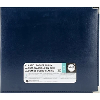 Image of We R Memory Keepers American Crafts 660918 Classic D Ring Scrapbooking Album, 12 inch X inch, Navy