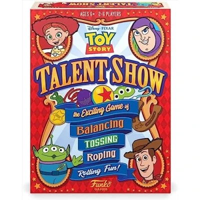 Image of Funko Games Signature : Disney Toy Story Talent Show Light Strategy Board Game for Children &amp; Adults (Ages 10+) 2 4 Players Collectable Vinyl Figure Gift Idea