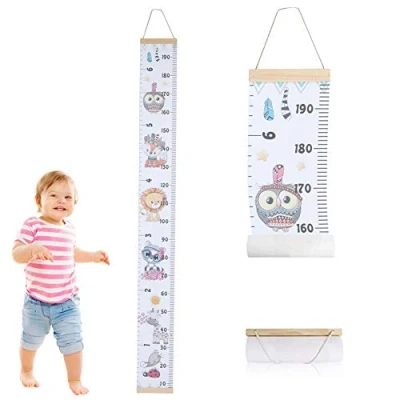 Image of Zerodis Height Growth Chart for Kids, Children Measure Portable Cute Wall Sticker Home Room Decoration Toddlers Babies (#4)
