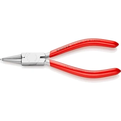 Image of Knipex Circlip Pliers for internal circlips in bore holes chrome plated, plastic coated 140 mm 44 13 J0