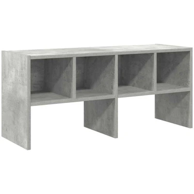 Image of vidaXL Shoe Rack Stackable Concrete Grey 89.5x30x40 cm