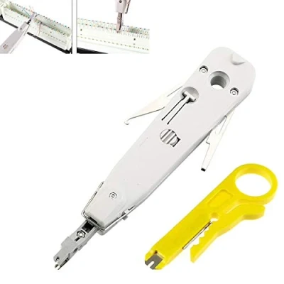 Image of AVESON Professional Punch Down Tool, Krone Type IDC RJ45 RJ11 Cat5e Cat6 Network Telecom Phone Cable Socket Impact Terminal Insertion Tools