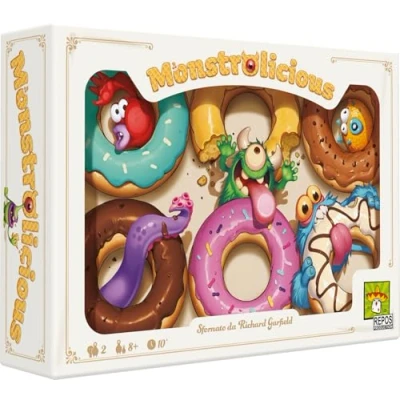 Image of Repos Production Monstrolicious Board Game Ages 8+ 2 Players 10 Minutes Playing Time