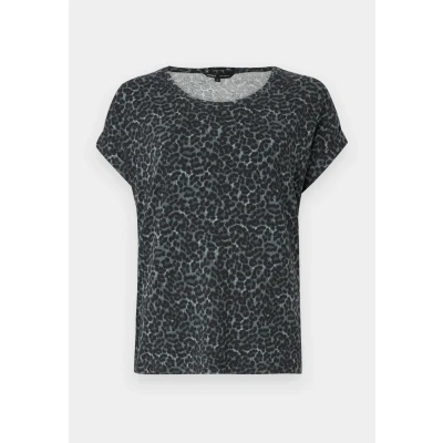Image of Only Women&#039;s Onlmoster AOP S/S Noos JRS Classic Short Sleeve Top for Summer, Formal Gray, L