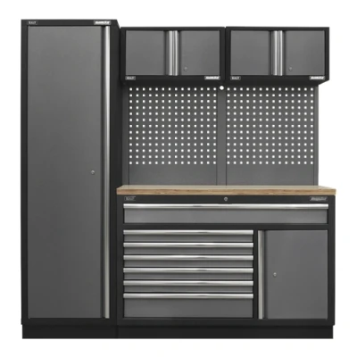 Image of Sealey Superline Pro 1.96m Storage System with Pressed Wood Worktop