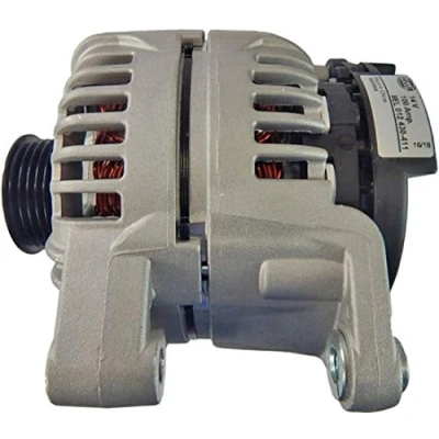 Image of 24437120, 55556068, 55556069, 6204104, 6204137 Generator HELLA 8EL 012 430 411 14V 100A 54mm VAUXHALL: Corsa Mk3, Astra Mk5, Astravan Mk5