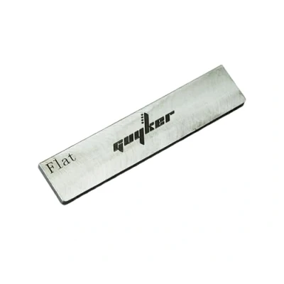 Image of Guyker Flat Fret Press Insert, 304 Stainless Steel Fingerboard Radian Insert for Acoustic Electric Guitar Bass Luthier Tool