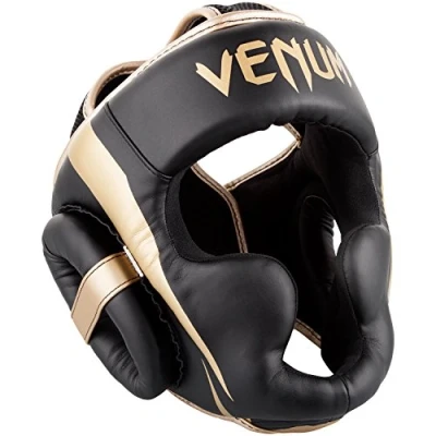 Image of Venum, Elite Boxing Headgear, Men&#039;s, One Size, Black/Gold