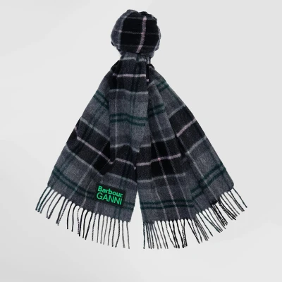 Image of Barbour x GANNI Lamsbwool Tartan Scarf
