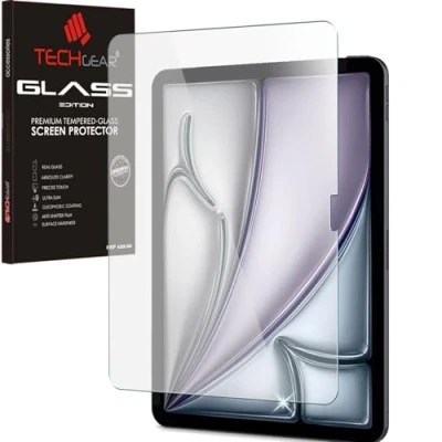 Image of TECHGEAR Anti Glare iPad Air 11 Inch 2024 MATTE Edition Tempered Glass Screen Protector [9H Toughness] [Scratch Resistant] [No Bubble] Made For Apple 11&quot; (M2) 6th Gen
