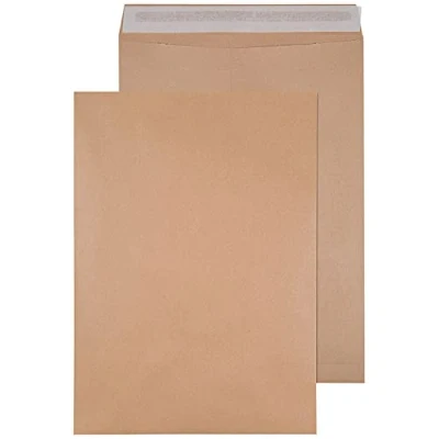 Image of Q Connect Envelope 458x324mm Pocket Self Seal 135gsm Manilla (Pack of 125)