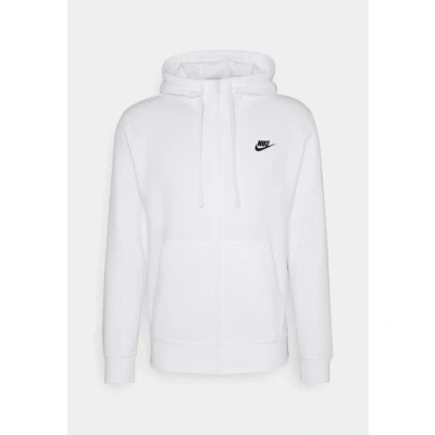 Image of Nike Sportswear CLUB Hoodie Zipup sweatshirt, Men&#039;s, Size: 3XL T, White/black
