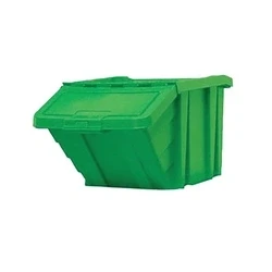 Image of VFM Green Heavy Duty Storage Bin With Lid 359520