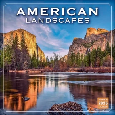 Image of American Landscapes 2025 Wall Calendar, 16 Month Nature 12&quot; x