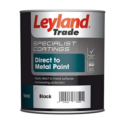 Image of Leyland Speciality Direct To Metal Paint Black 750 ml