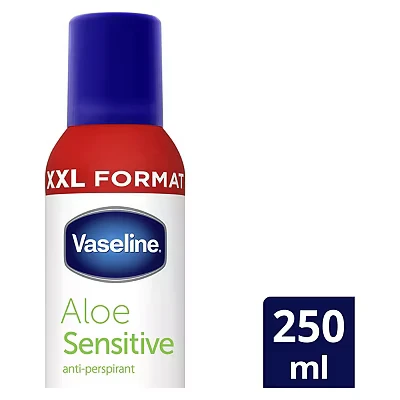 Image of Vaseline Aloe Sensitive Anti perspirant Deodorant Aerosol 250ml