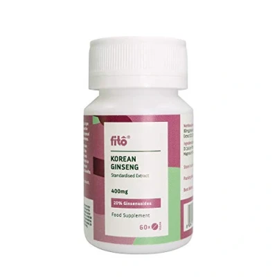 Image of FITO Korean Ginseng 400mg 20% ginsenosides, 60 Tablets