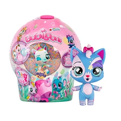 Image of BUBILOONS Surprise Collectible Mini Animal Doll that Inflates Balloons, Candy Capsule with Coloured Beads Toy for Girls and Boys +5 Years old