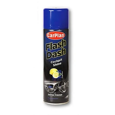 Image of CarPlan FSC506 Flash Dash Satin Dashboard Shine Interior Cleaner Citrus 500ml x4