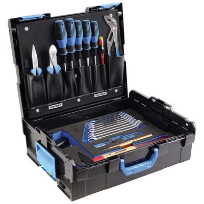 Image of GEDORE L BOXX 136 Tool case, 23 pc. set, Complete, Tools for trainees, in Plastic 1100 BASIC