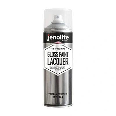Image of JENOLITE Clear Lacquer Spray Gloss Crystal Finish 500ml Enhances &amp; Protects Surface and Paintwork from Corrosion UV Damage, Non Yellowing Varnish