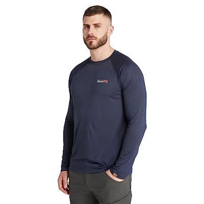 Image of Timberland Standard Wicking Good Long Sleeve T Shirt 2.0, Navy, XX Large