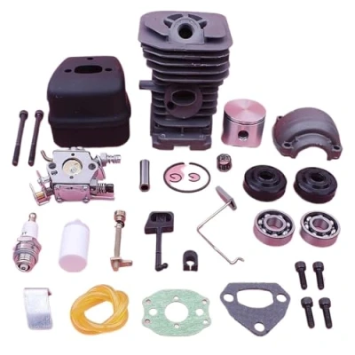 Image of BIPANO 40mm Cylinder Piston Carburetor Muffler Repair Kit, for Husqvarna 136 137 141 142 Chainsaw 530069941 530071987 530069415 Kit