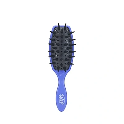 Image of WetBrush Custom Care Treatment Brush to Evenly Distribute Product, Helps Reduce Shedding and Breakage, with Added Drainage Holes, For All Hair Types, Purple